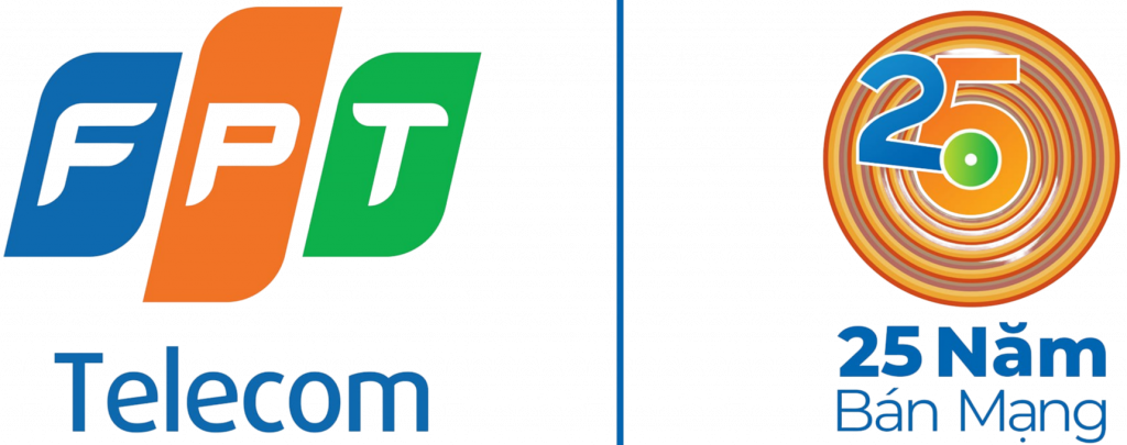 logo fpt telecom 25 nam